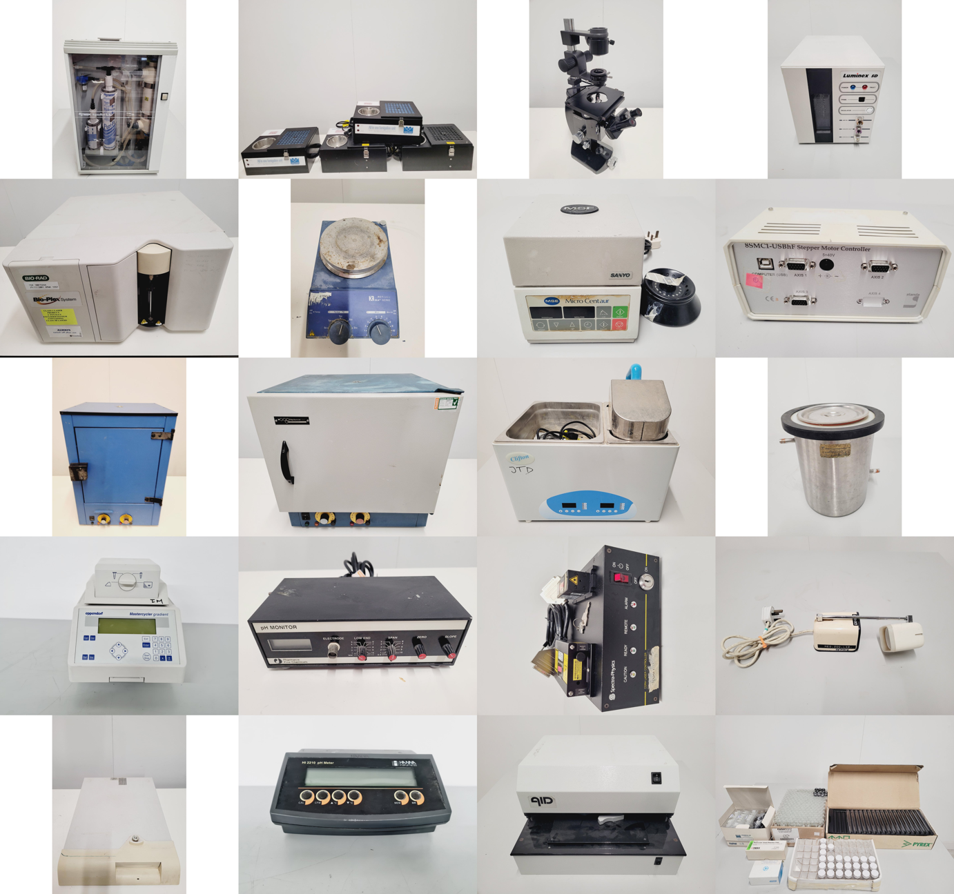 Image of Mixed Job Lot of Laboratory Equipment - Sanyo, Luminex, Clifton, IKA, Bio-Rad 