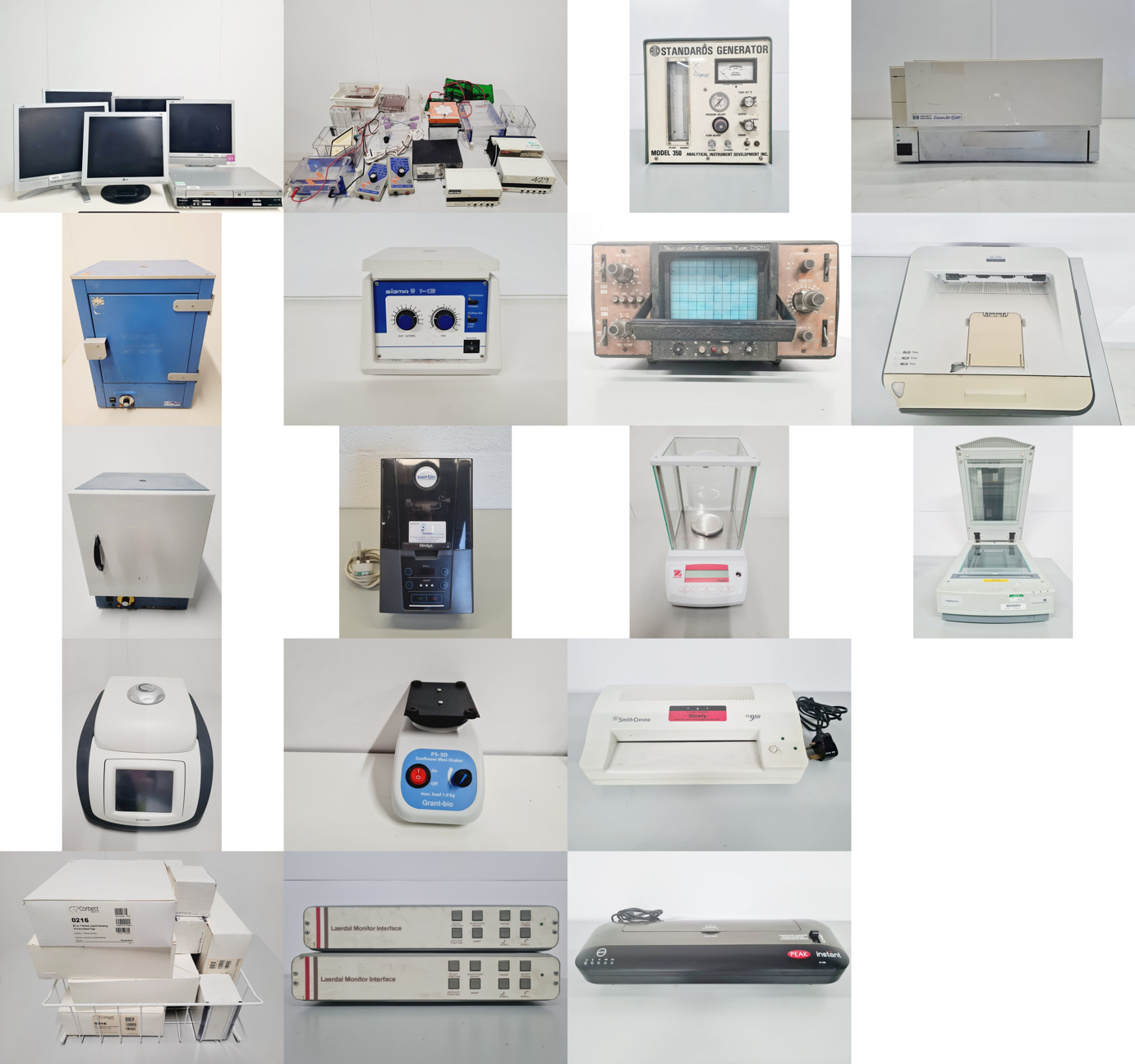 Image of Mixed Job Lot of Laboratory Equipment - Pioneer, Sigma, G-Storm, Peak, Bio-Rad 