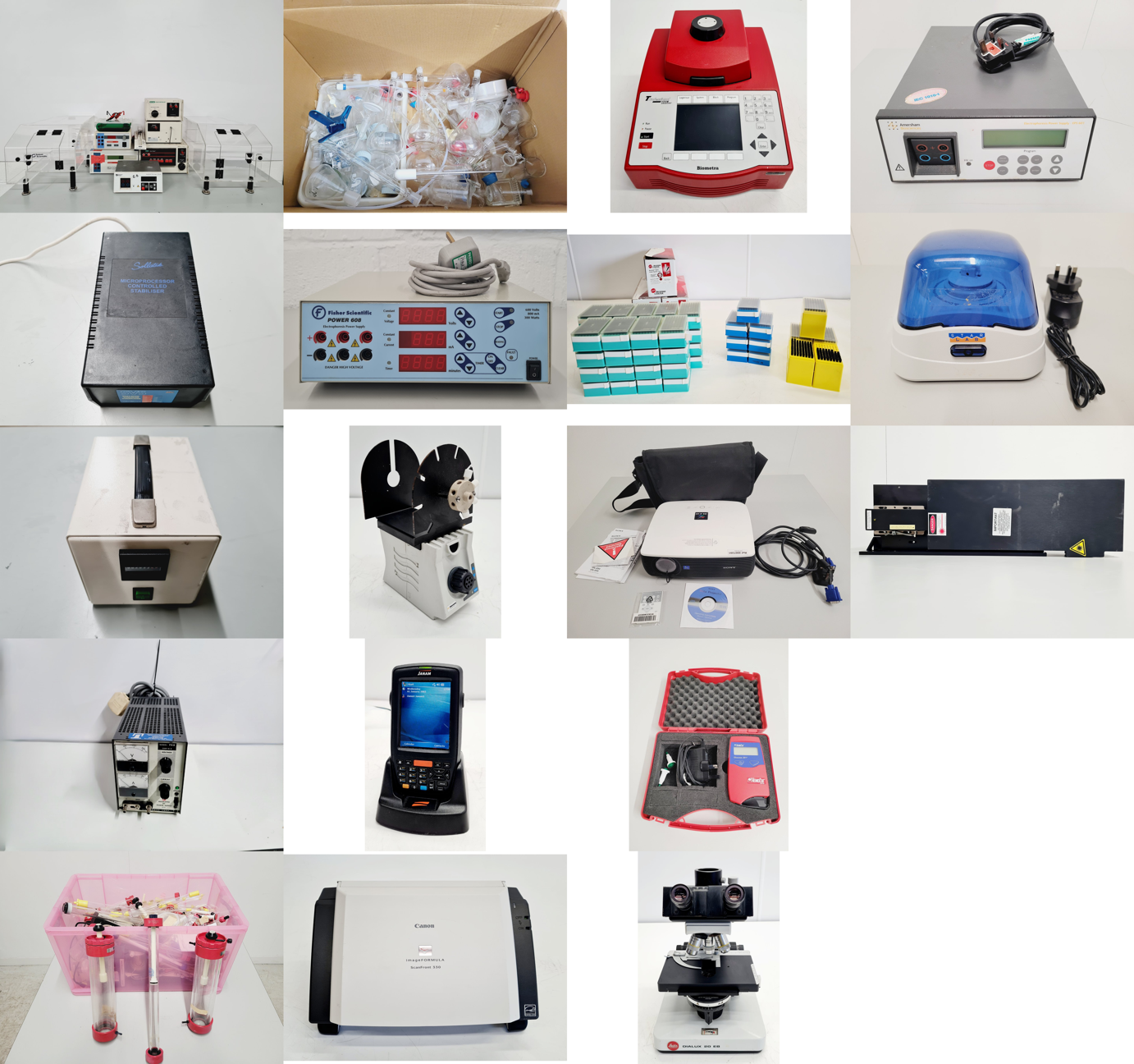 Image of Mixed Job Lot of Laboratory Equipment - Bio-Rad, Zeiss, Kikusui, Biometra, Canon