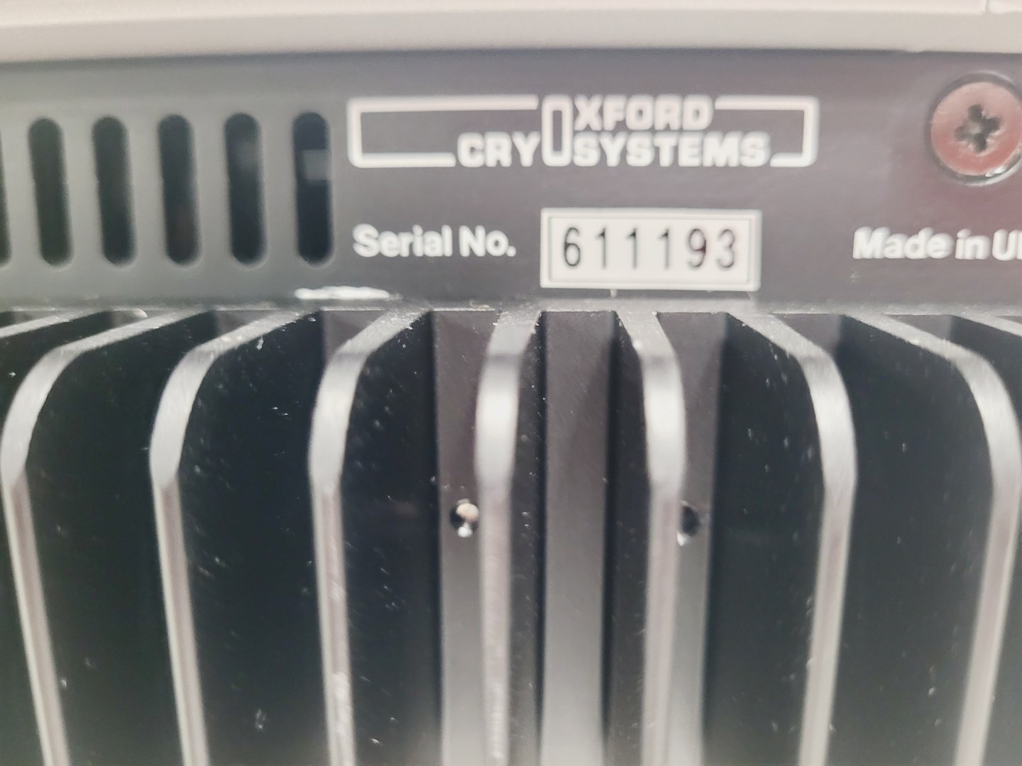 Image of Oxford Cryosystems Cryostream Controller 600 Series with 171 Cold Head System