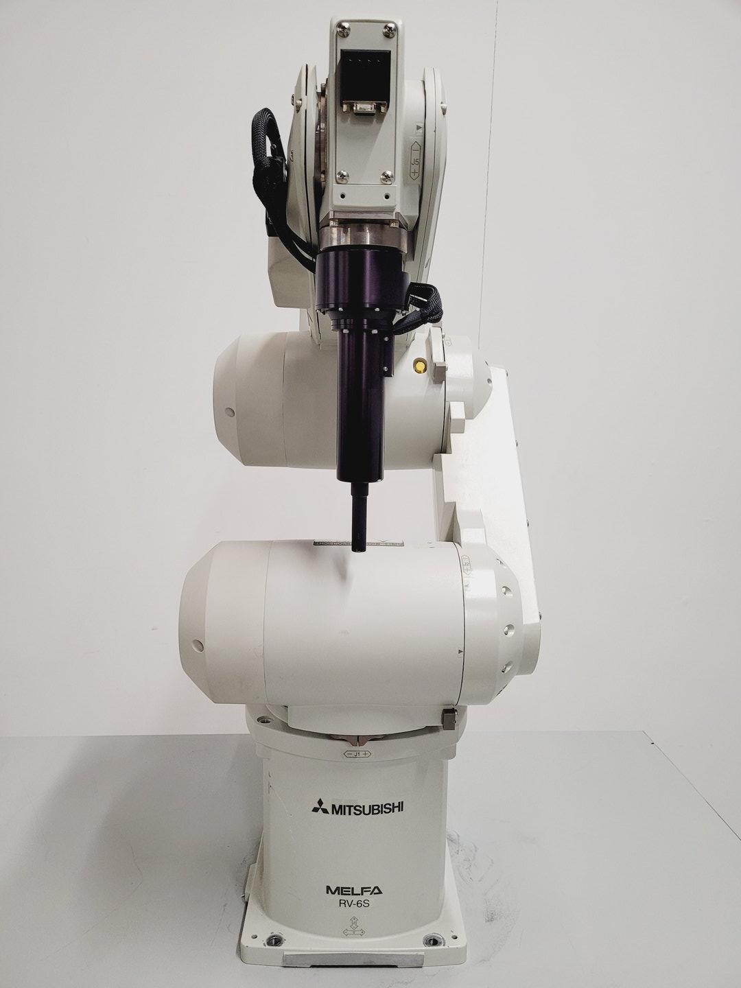 Image of Mitsubishi Melfa RV-6S Industrial Robotic Arm, CR2B Controller, R28TB Teach Wand