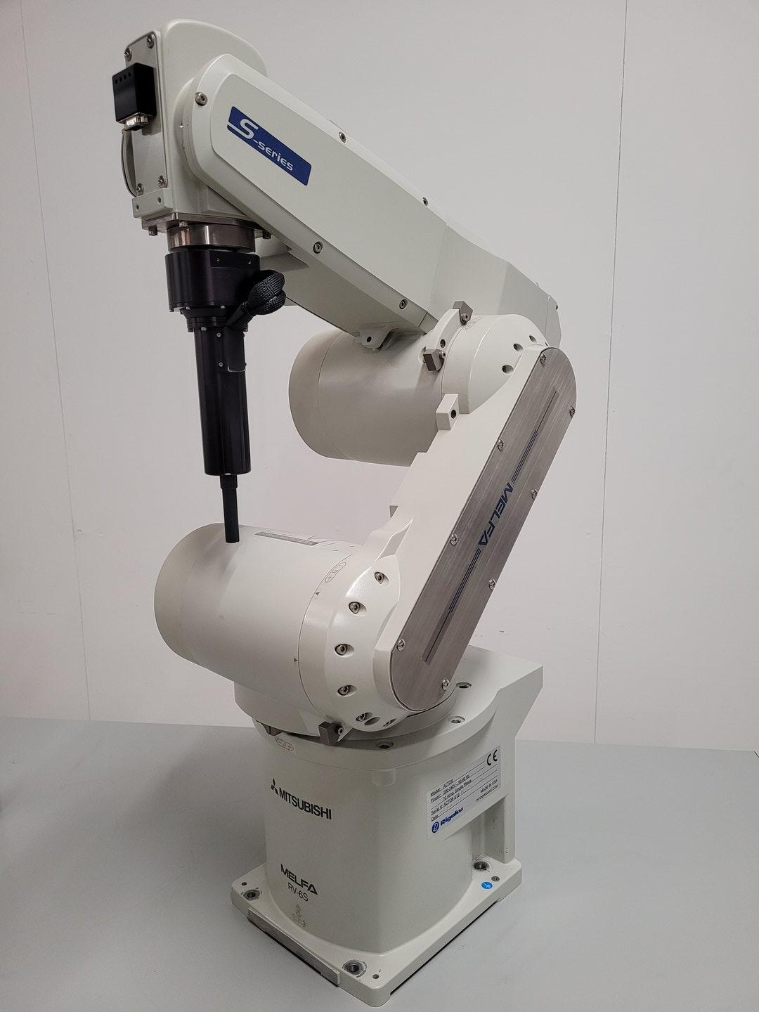 Image of Mitsubishi Melfa RV-6S Industrial Robotic Arm, CR2B Controller, R28TB Teach Wand