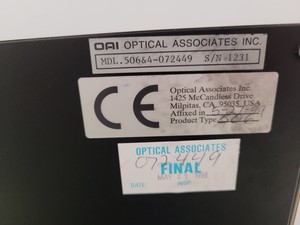 Thumbnail image of OAI  Optical Associates Model J500/VIS Mask Aligner Lab Spares/Repairs