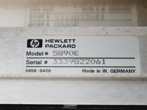 Thumbnail image of Hewlett Packard 5890E Series II Plus Gas Chromatograph Lab Spares/Repairs