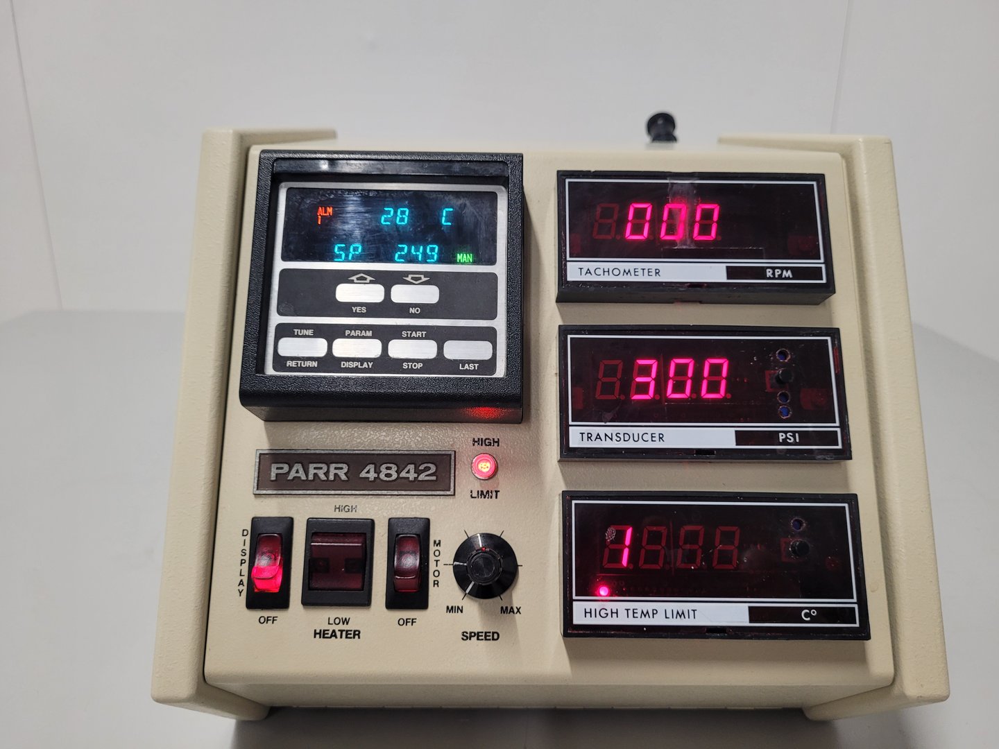 Image of Parr 4842 Pressure Reactor Temperature Controller, Pressure and Motor Control