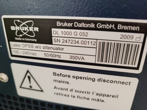 Thumbnail image of Bruker Ultraflextreme MALDI-TOF/TOF Mass Spectrometer Lab Spares/Repairs