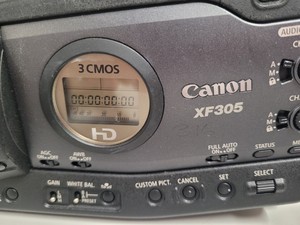 Thumbnail image of Canon XF305 HD Video Camera with Charger - Power Adapter