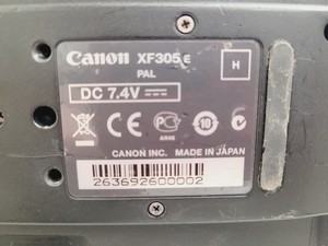 Thumbnail image of Canon XF305 HD Video Camera with Charger - Power Adapter