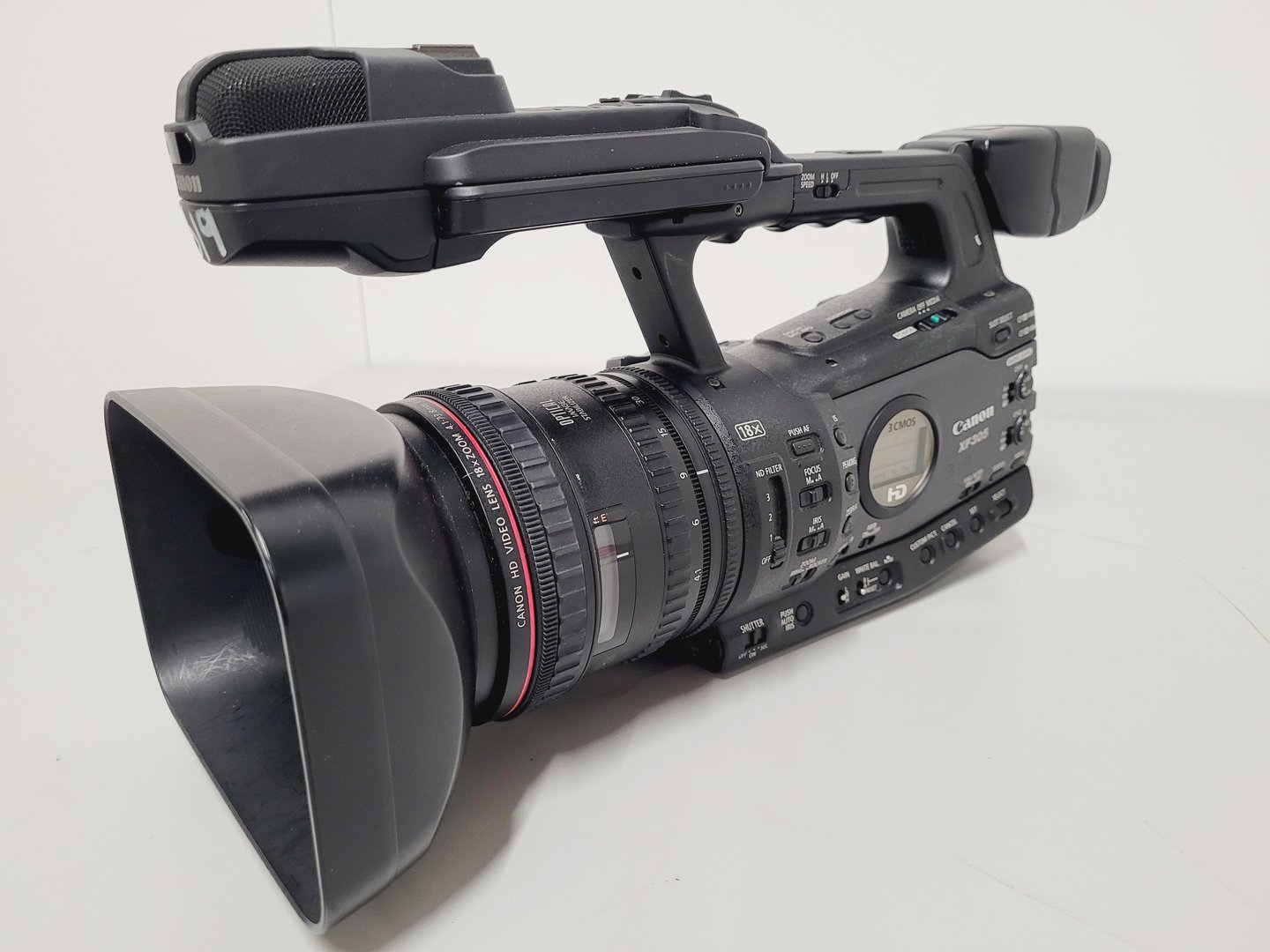 Image of Canon XF305 HD Video Camera Camcorder with Charger - Power Adapter