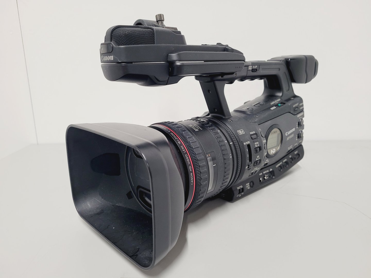 Image of Canon XF305 HD PAL Video Camcorder with Charger and Power Adapter