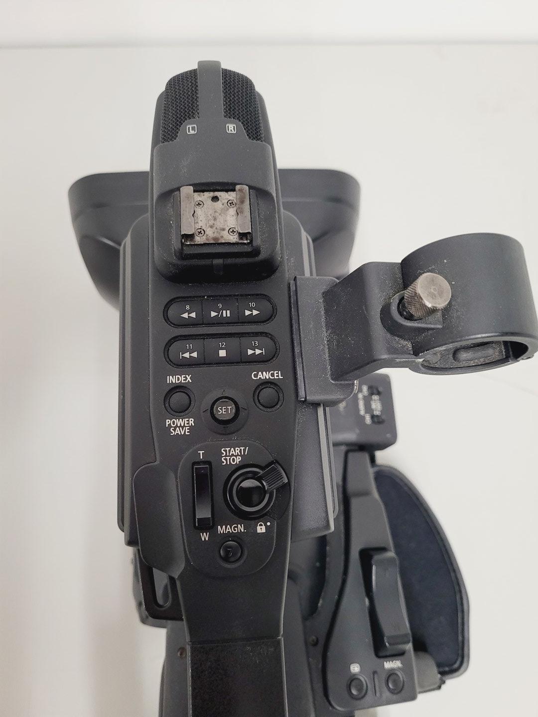 Image of Canon XF305 HD PAL Video Camcorder with Charger and Power Adapter