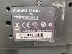 Thumbnail image of Canon XF305 HD PAL Video Camcorder with Charger and Power Adapter