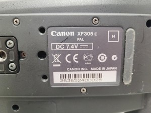 Thumbnail image of Canon Model XF305 HD Video Camera 1 x Battery, Remote Control and Charger