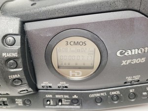 Thumbnail image of Canon Model XF305 HD Video Camera 1 x Battery, Remote Control and Charger