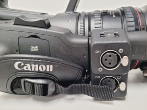 Thumbnail image of Canon Model XF305 HD PAL Video Camera Camcorder w/ Charger / Power Adapter