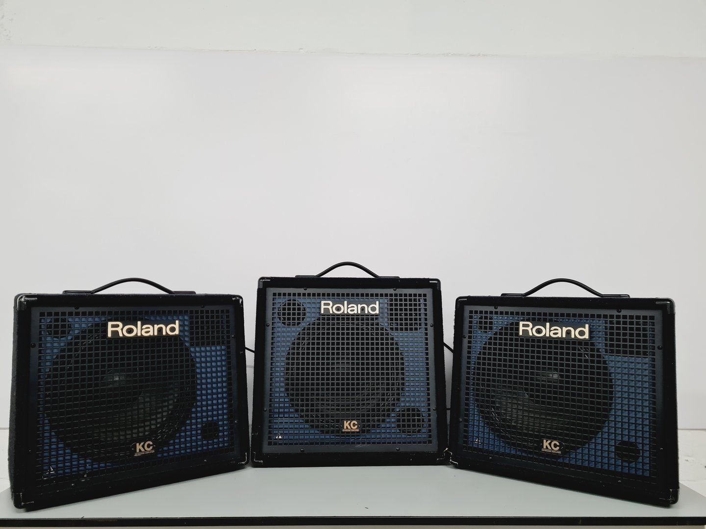 Image of 3 x Roland Mixing Keyboard Amplifier, KC-150, KC-350