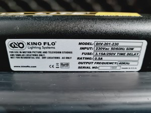 Thumbnail image of 3 x Kino Flo Diva Lite 201 Lighting Systems