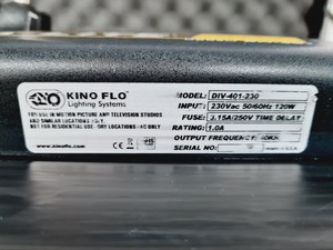 Thumbnail image of 3 x Kino Flo Diva Lite 401 Lighting Systems