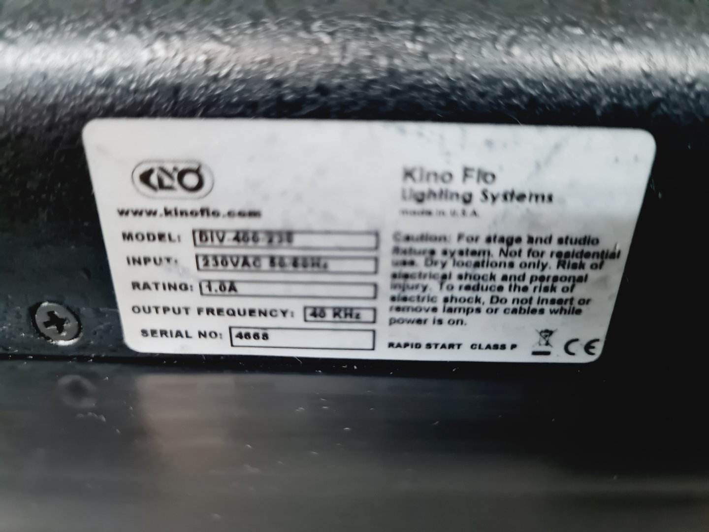 Image of 3 x Kino Flo Diva Lite Model 400 Lighting Systems