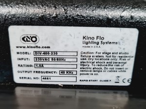 Thumbnail image of 3 x Kino Flo Diva Lite Model 400 Lighting Systems
