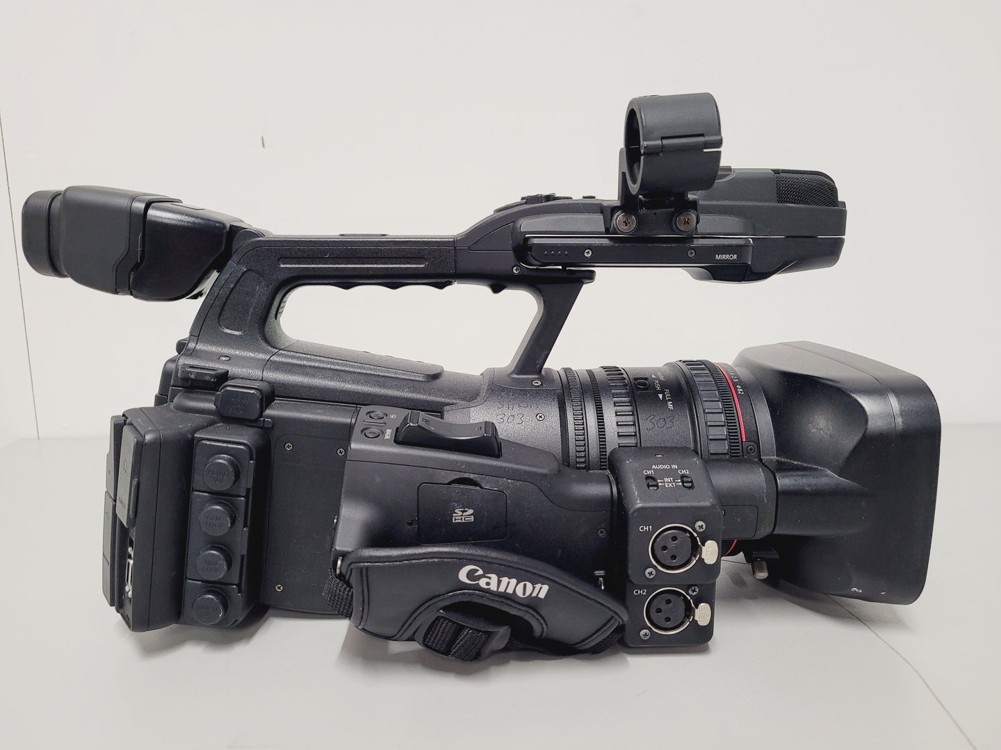 Image of Canon XF305 HD PAL Video/Camera Camcorder with Power Adapter Charger