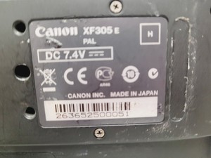 Thumbnail image of Canon XF305 HD PAL Video/Camera Camcorder with Power Adapter Charger