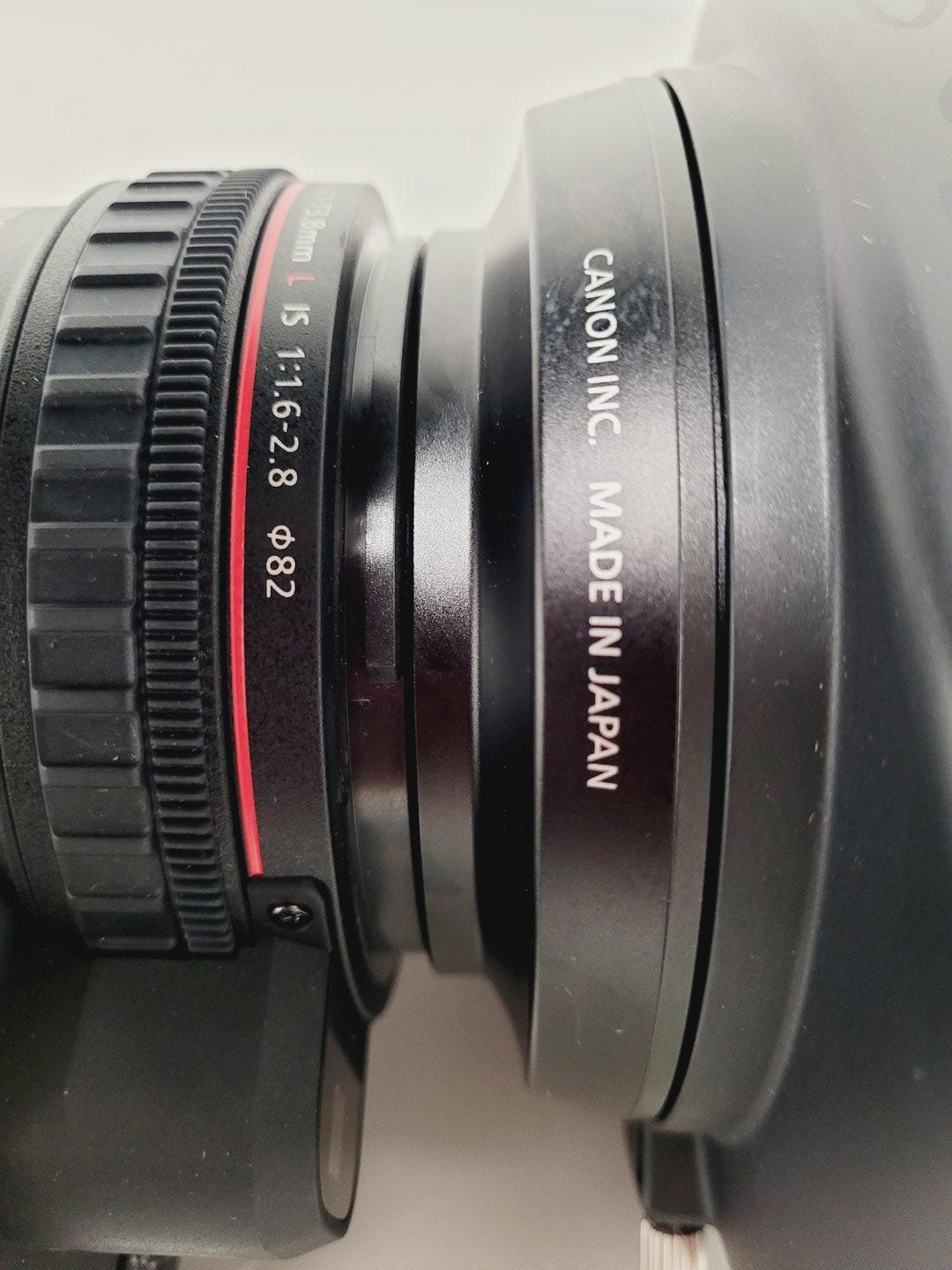 Image of Canon XF305 HD PAL Video Camera Wide Angle Lens, PSU Power Adapter 