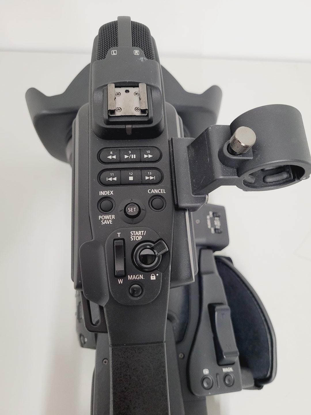 Image of Canon XF305 HD PAL Video Camera Wide Angle Lens, PSU Power Adapter 
