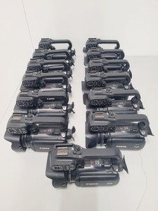 Thumbnail image of Lot of 13 Canon XA10 Compact Full HD Camcorders + Batteries Chargers & Bags