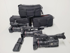 Thumbnail image of Job Lot of AV Equipment 3 x Canon Camcorders 5 x Sony HDV Recorders 4 x Lights