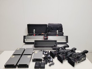 Thumbnail image of Job Lot of AV Equipment 3 x Canon Camcorders 5 x Sony HDV Recorders 4 x Lights