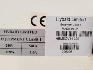 Thumbnail image of Hybaid Maxi 14 Rotisserie Shaking Hybridisation Oven Lab