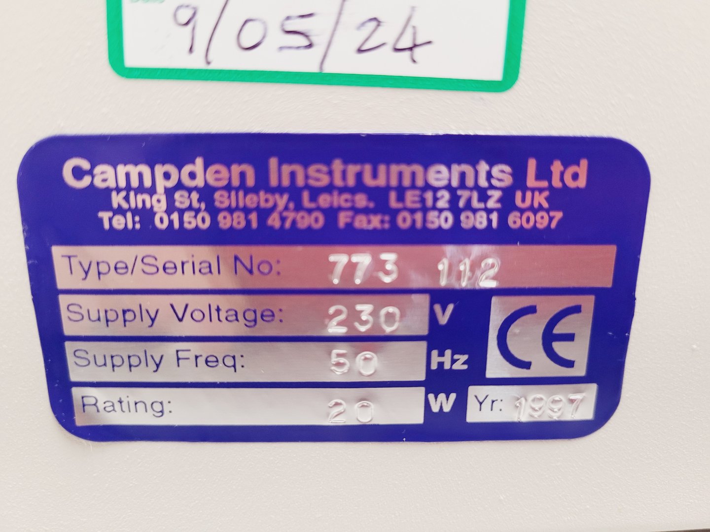 Image of Campden Model 773 Micropipette Puller Lab