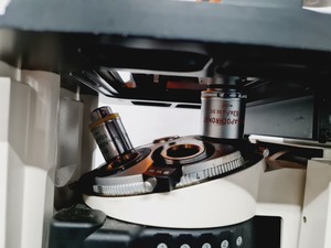 Thumbnail image of Zeiss AxioVert 200M Microscope, Prior CS152V2, CS100; H29XYE, EBQ 100 Lab