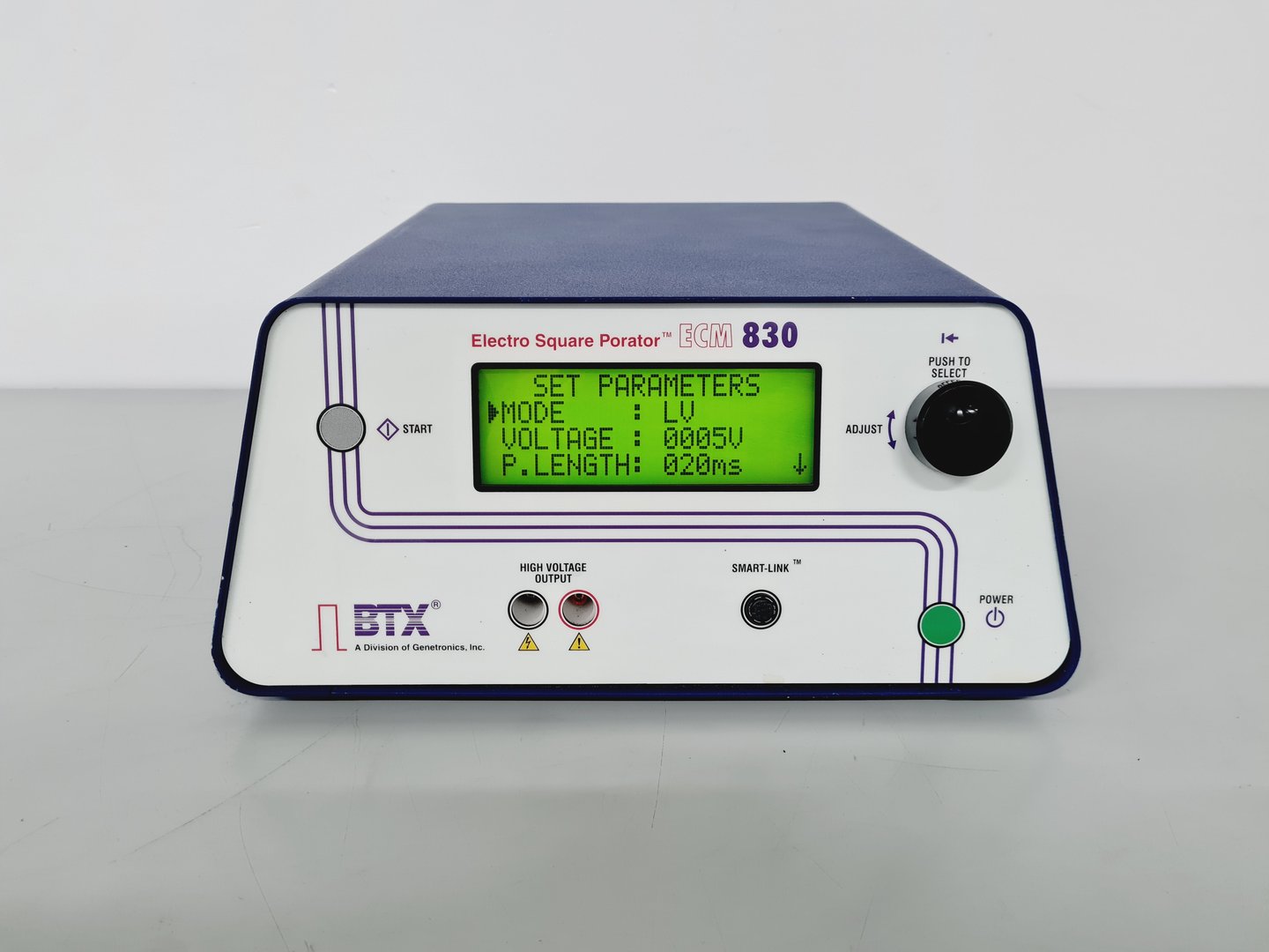 Image of BTX Electro Square Porator ECM 830 Lab