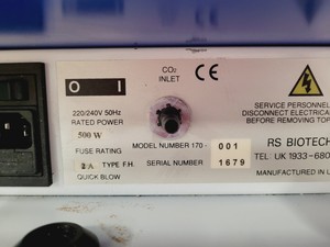 Thumbnail image of RS Biotech Model 170-001 CO2 Incubator Lab Sapres/Repairs