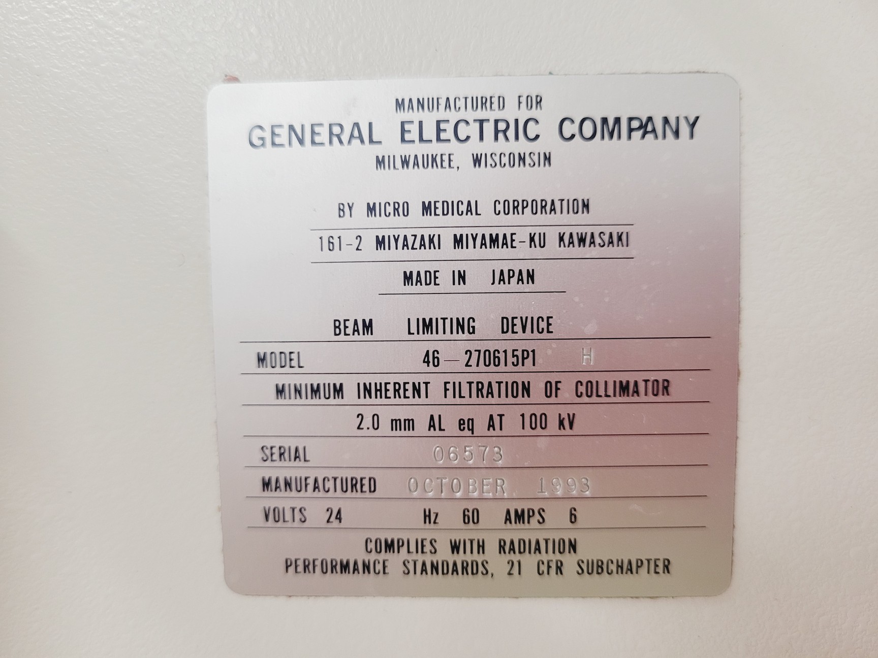 Image of GE AMX-4 Portable X-Ray Machine Lab