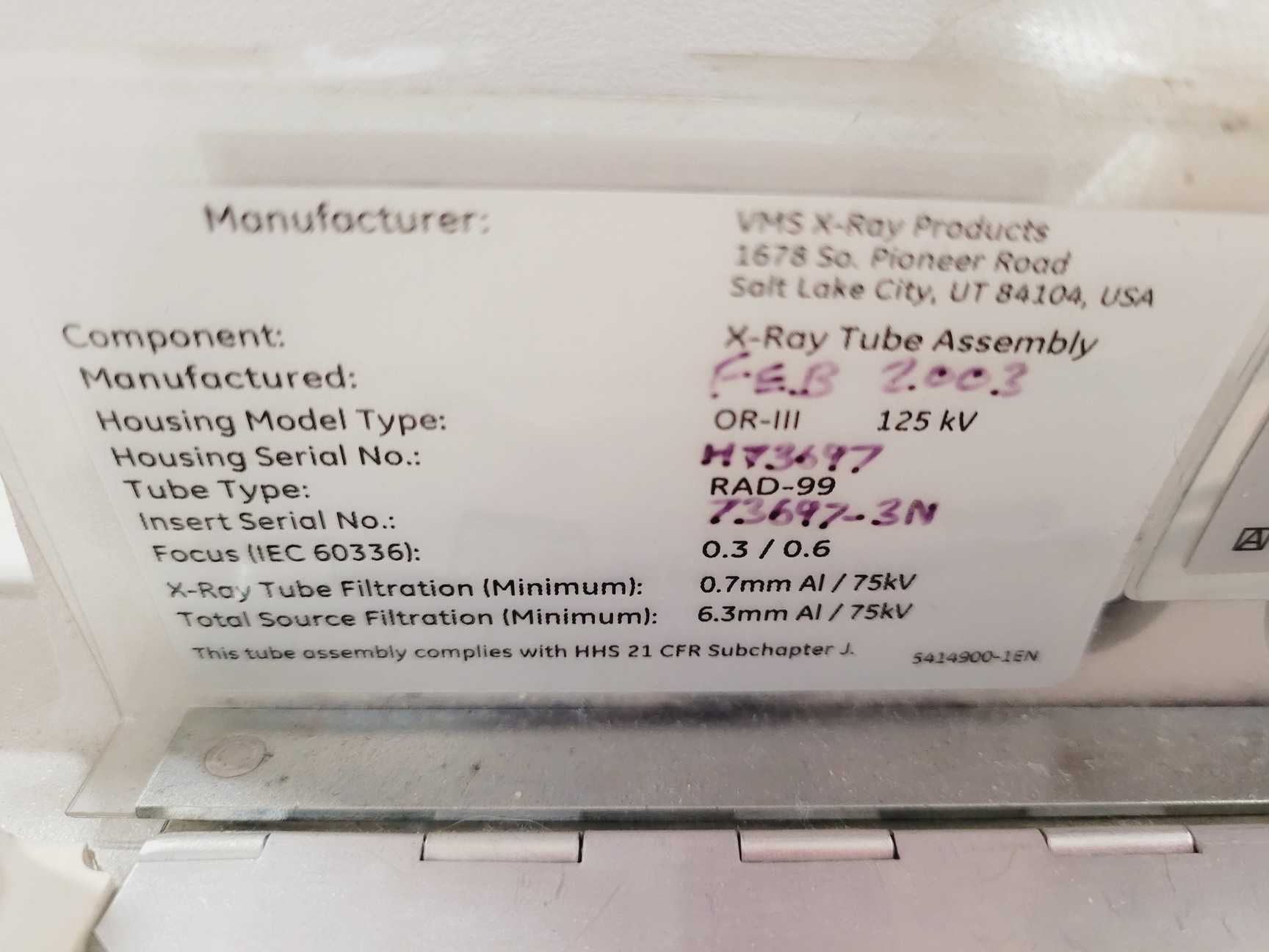 Image of GE OEC 9800 Plus C-arm X-ray Unit with 1K x 1K Imaging System Lab