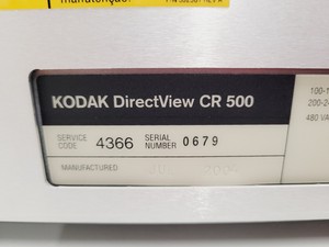 Thumbnail image of Kodak DirectView CR 500 Computed Radiography Single Plate Reader Lab