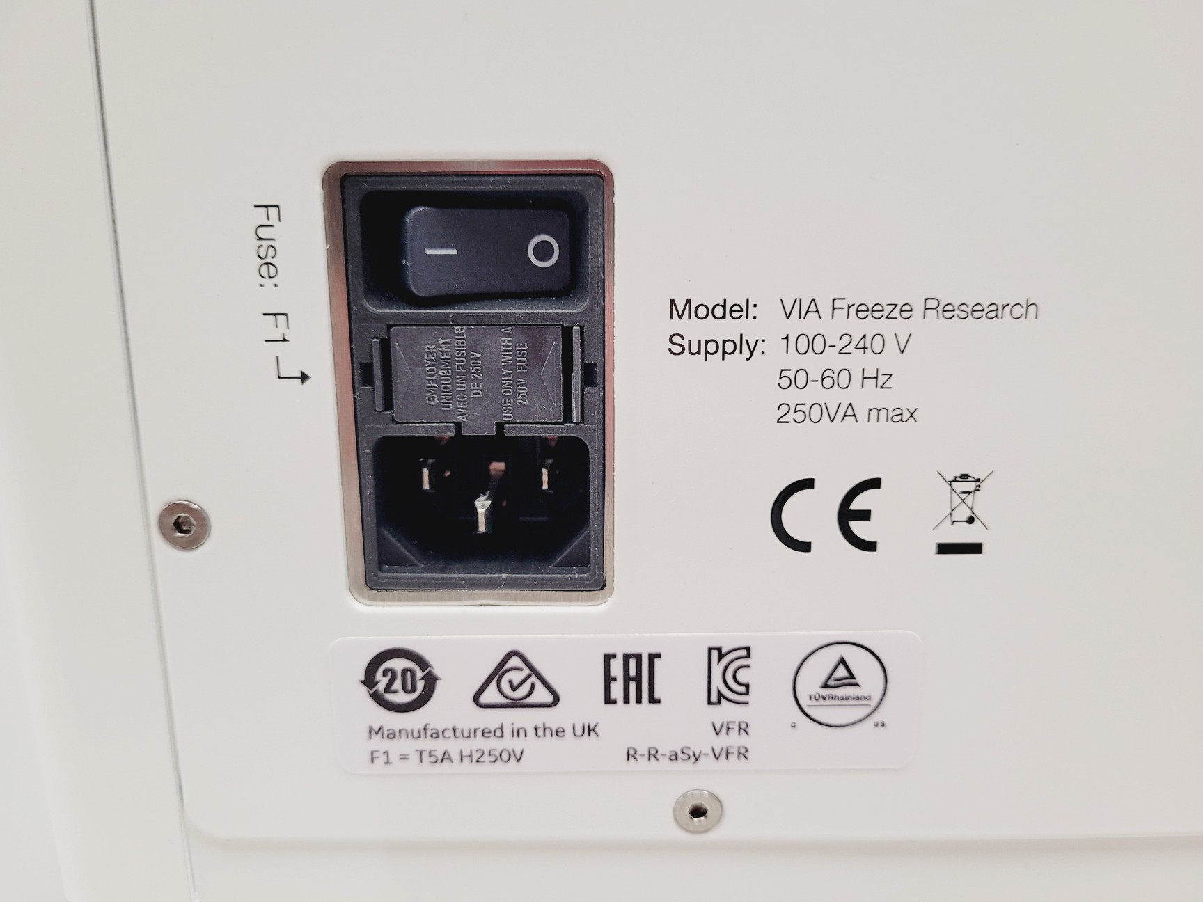 Image of Asymptote VIA Freeze Research Nitrogen Free Freezer Lab