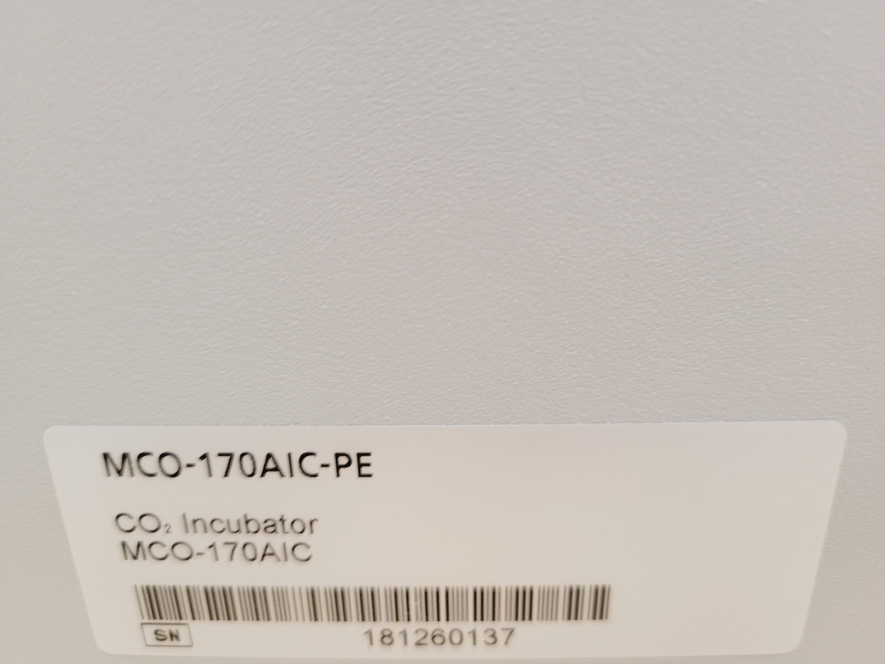 Image of PHCBI CO2 Incubator Model - MCO-170AIC-PE Lab