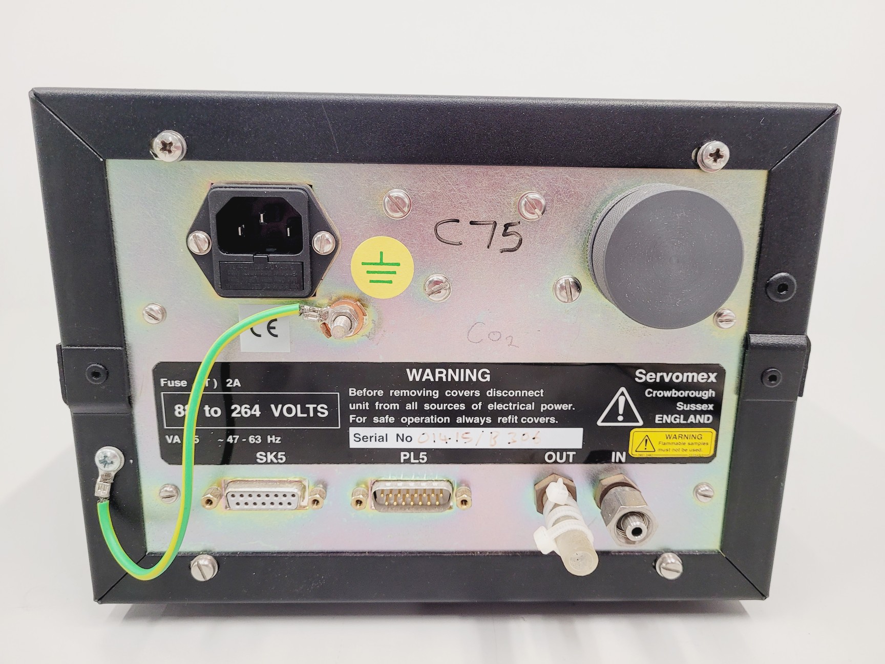 Image of Servomex Analyser Series 1400 CO2 Analyser Lab