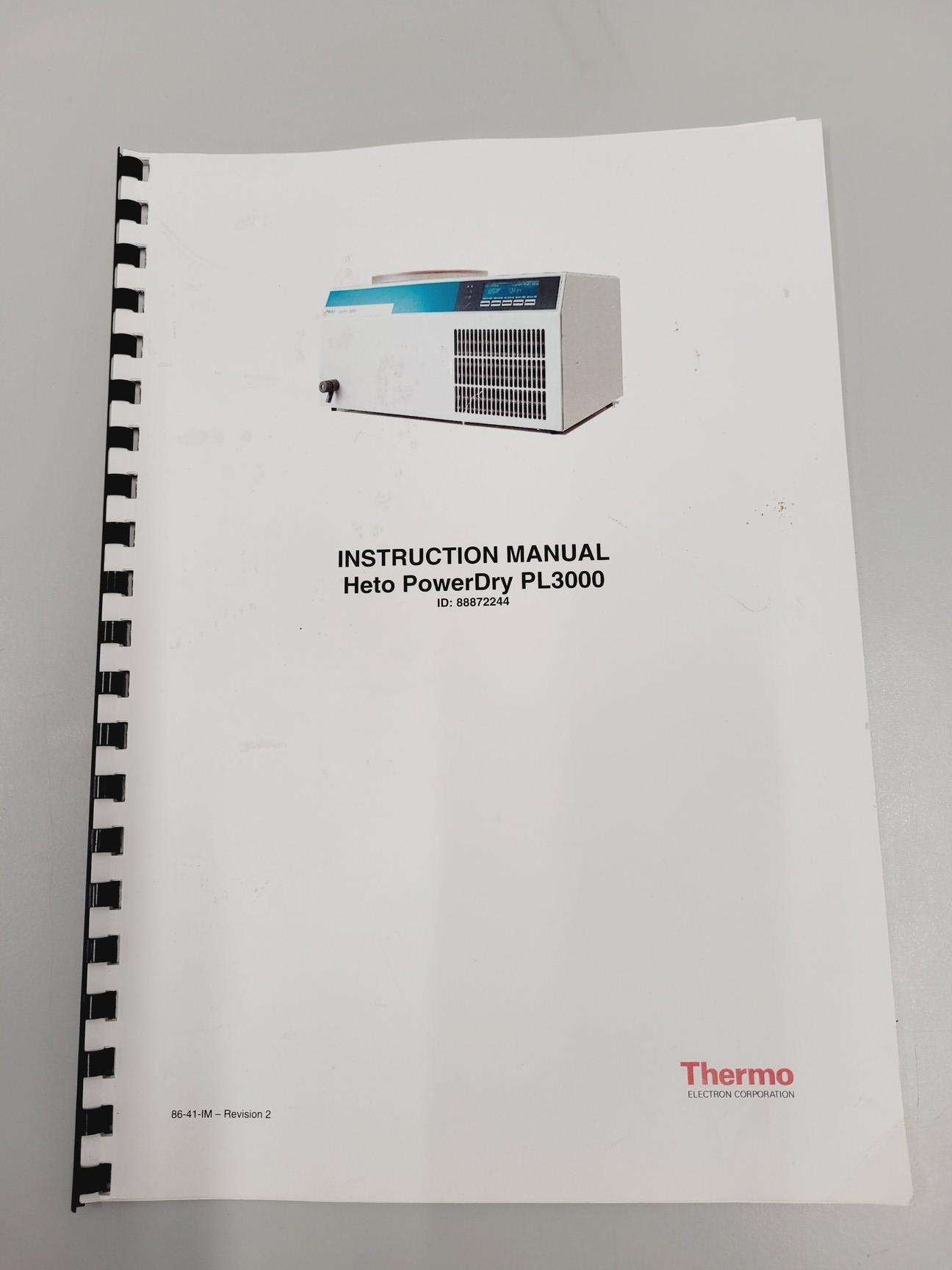Image of Thermo Scientific Heto PowerDry PL3000 Freeze Dryer Lab