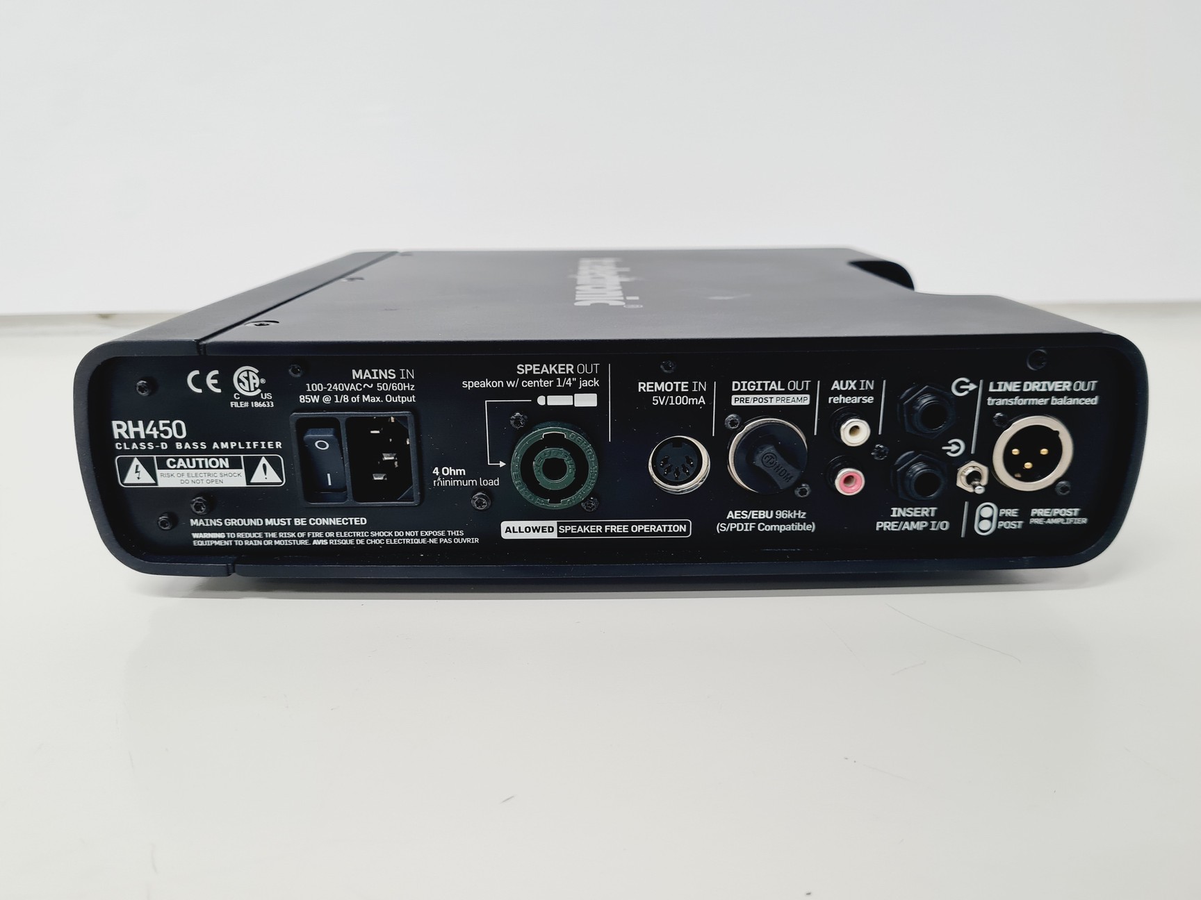 Image of TC Electronic RH450 Bass Amplifier