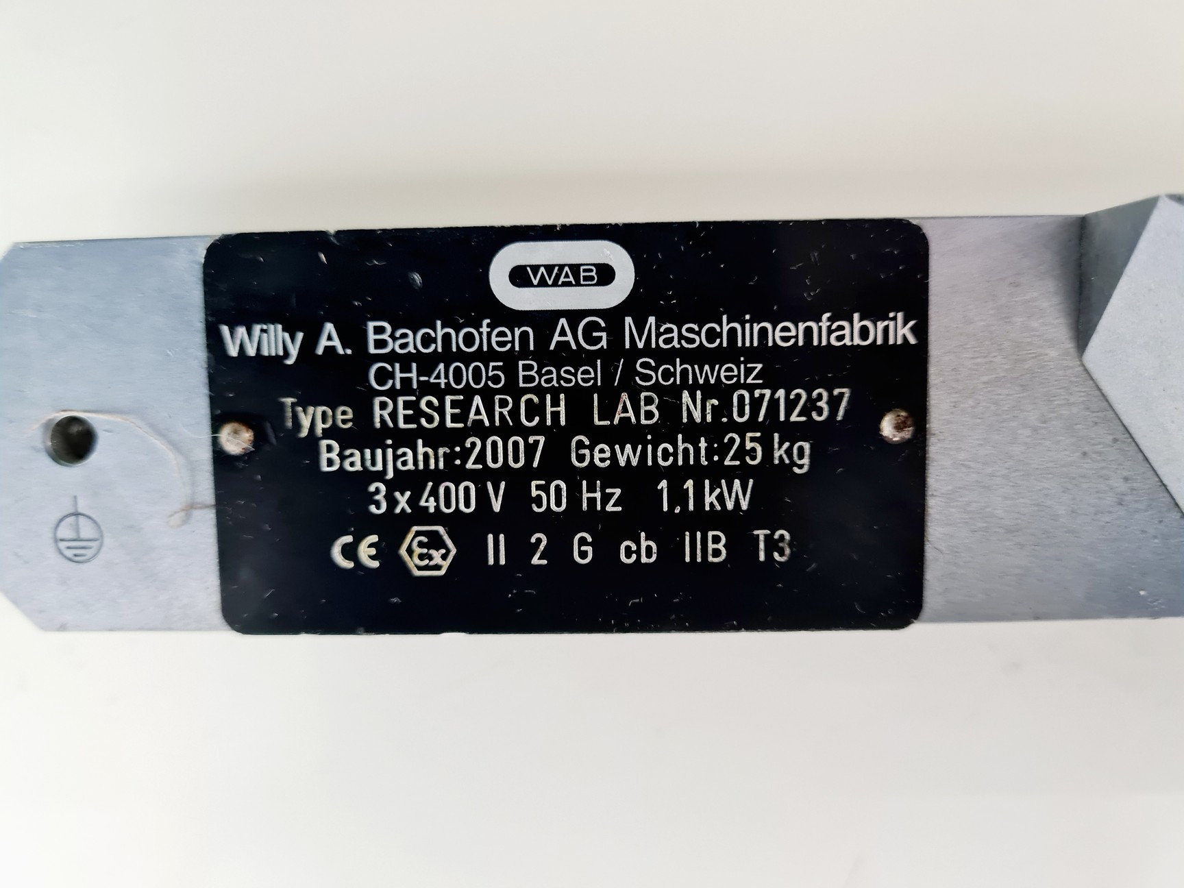 Image of Wab Agitator Bead Mill Dyno Mill AK71M-2WKF System Lab