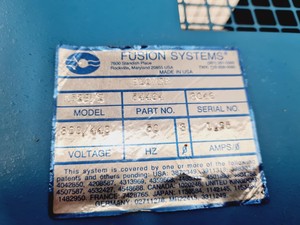 Thumbnail image of Fusion UV DRSE 120 UV Curing System Lab Spares/Repairs