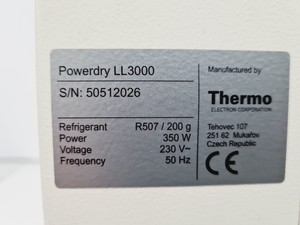 Thumbnail image of Thermo Heto PowerDry LL3000 Lab