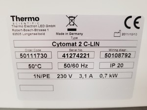 Thumbnail image of Thermo Scientific Cytomat 2 C-LIN Automated CO2 Incubator Lab