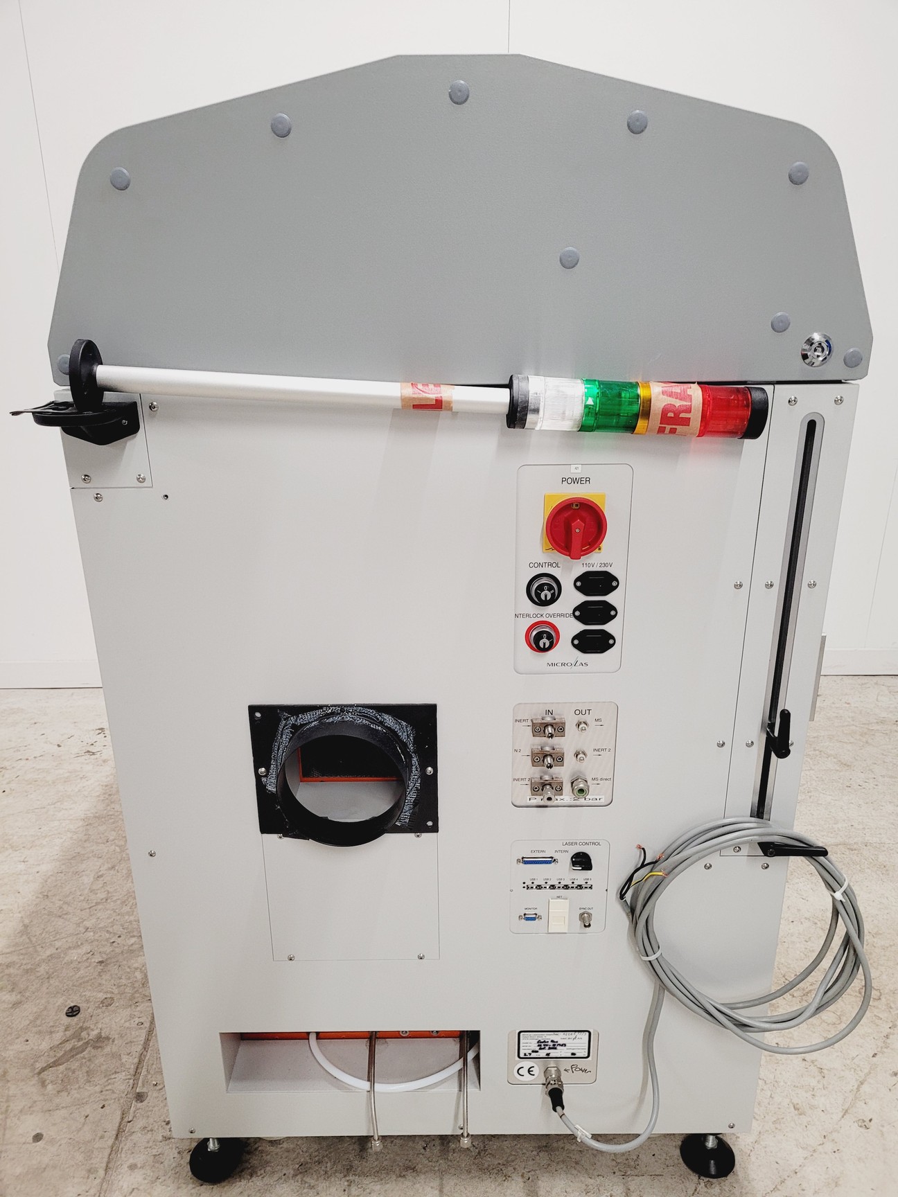 Image of Microlas GeoLas Q-Plus Excimer Laser Ablation System IC-PMS Spares/Repair Lab