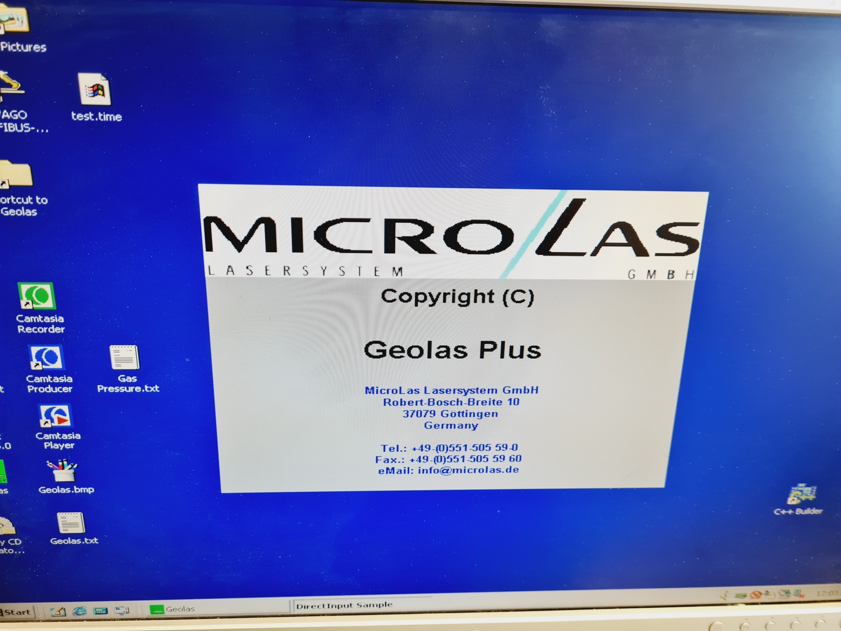 Image of Microlas GeoLas Q-Plus Excimer Laser Ablation System IC-PMS Spares/Repair Lab